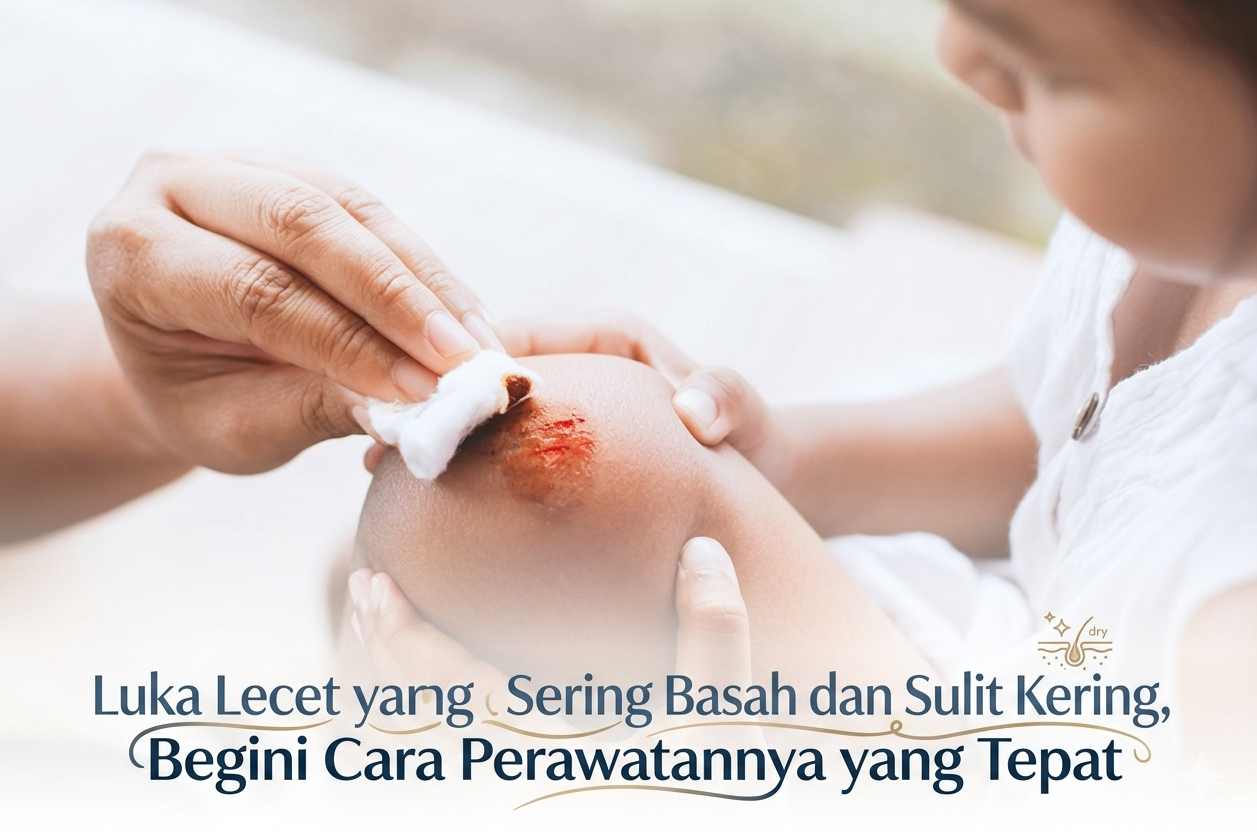 Luka Lecet yang Sering Basah dan Sulit Kering, Begini Cara Perawatannya yang Tepat