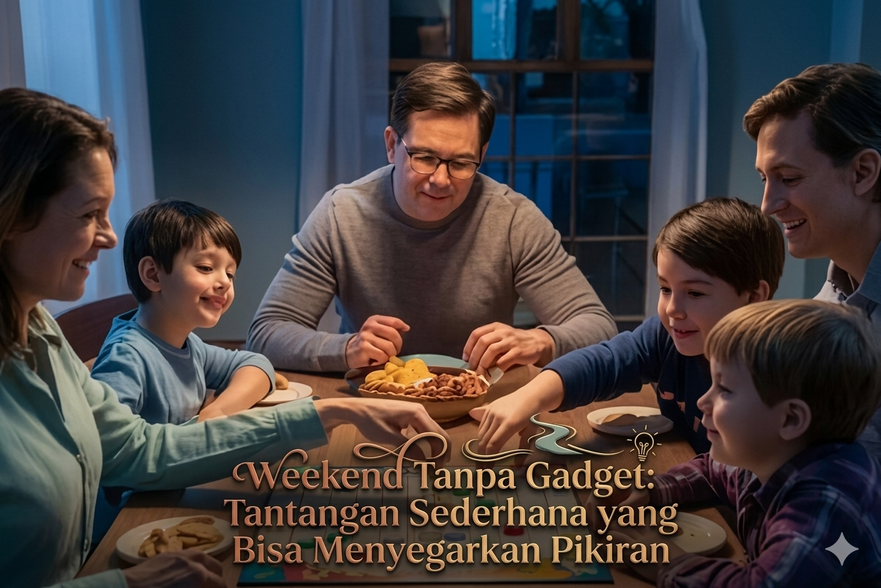 Weekend Tanpa Gadget: Tantangan Sederhana yang Bisa Menyegarkan Pikiran