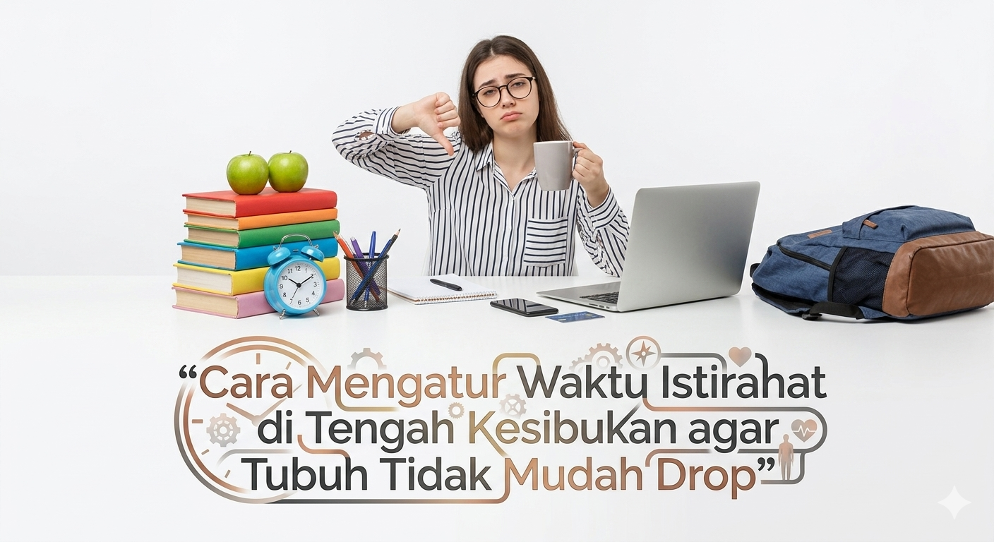 Cara Mengatur Waktu Istirahat di Tengah Kesibukan agar Tubuh Tidak Mudah Drop