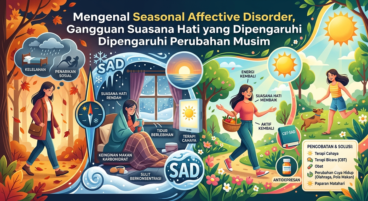 Mengenal Seasonal Affective Disorder, Gangguan Suasana Hati yang Dipengaruhi Perubahan Musim