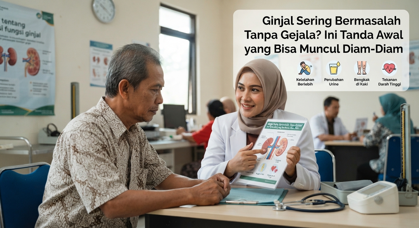 Ginjal Sering Bermasalah Tanpa Gejala? Ini Tanda Awal yang Bisa Muncul Diam-Diam