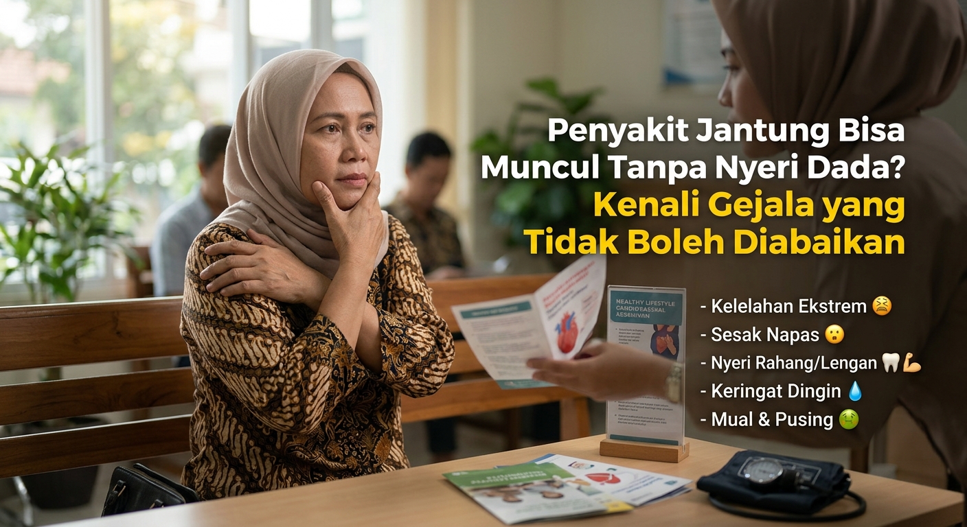 Penyakit Jantung Bisa Muncul Tanpa Nyeri Dada? Kenali Gejala yang Tidak Boleh Diabaikan