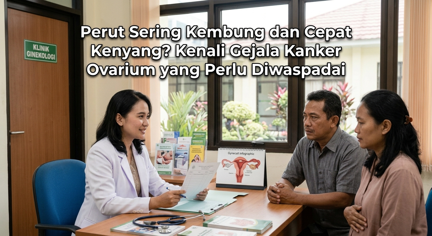 Perut Sering Kembung dan Cepat Kenyang? Kenali Gejala Kanker Ovarium yang Perlu Diwaspadai