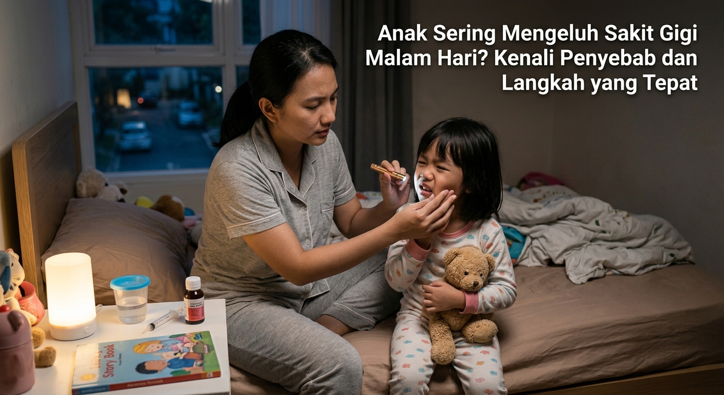 Anak Sering Mengeluh Sakit Gigi Malam Hari? Kenali Penyebab dan Langkah yang Tepat