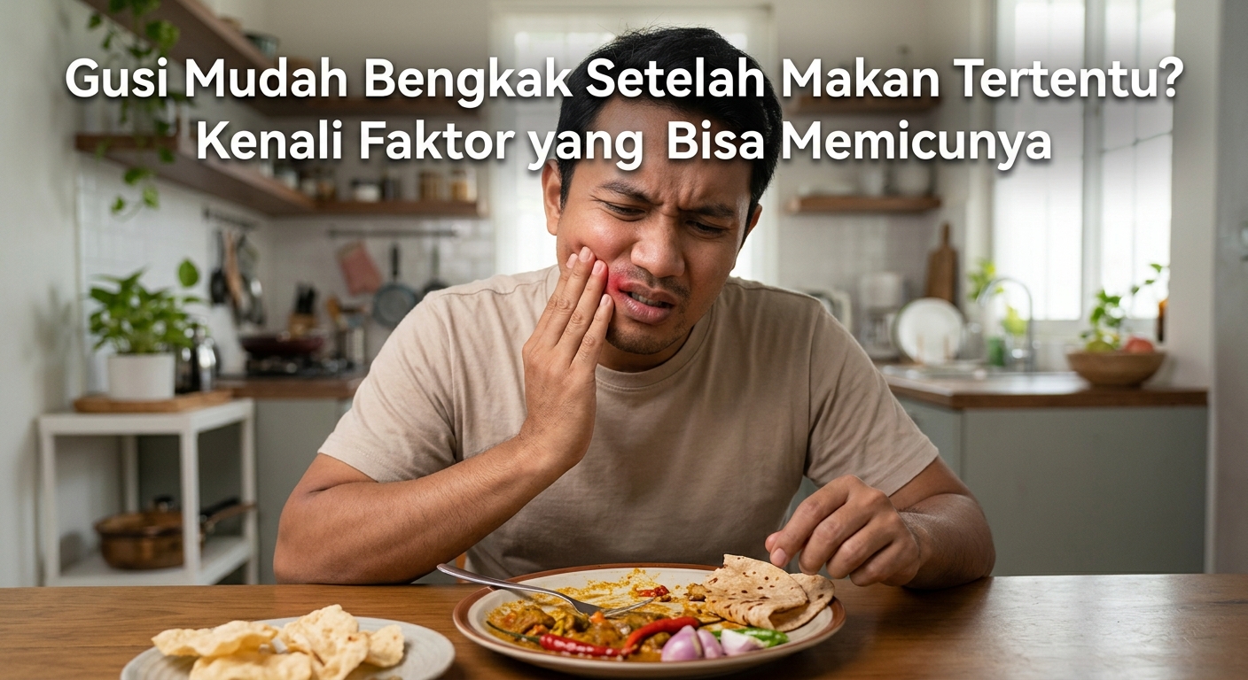 Gusi Mudah Bengkak Setelah Makan Tertentu? Kenali Faktor yang Bisa Memicunya