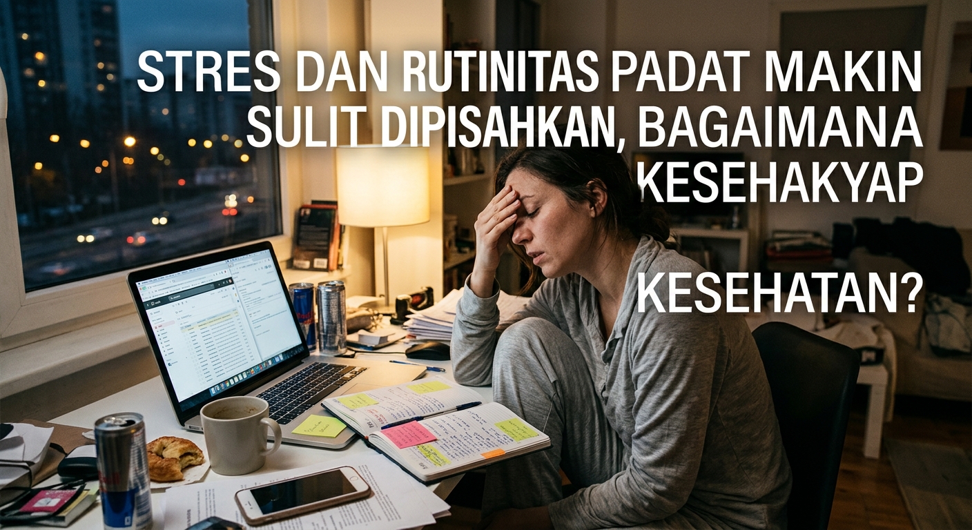 Stres dan Rutinitas Padat Makin Sulit Dipisahkan, Bagaimana Dampaknya terhadap Kesehatan?