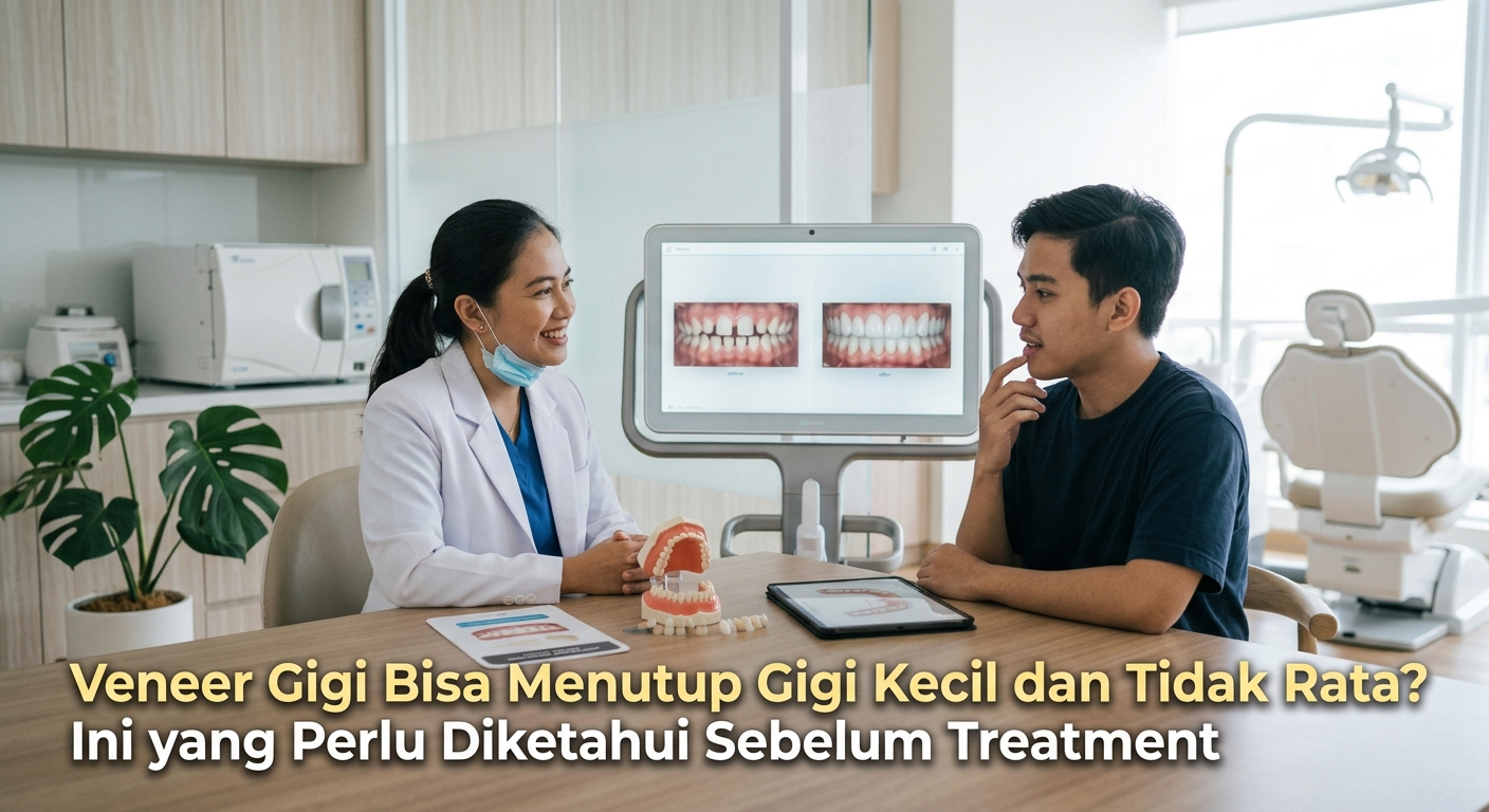 Veneer Gigi Bisa Menutup Gigi Kecil dan Tidak Rata? Ini yang Perlu Diketahui Sebelum Treatment