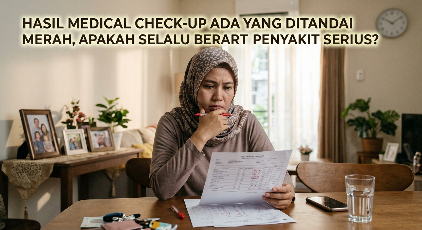 Hasil Medical Check-Up Ada yang Ditandai Merah, Apakah Selalu Berarti Penyakit Serius?